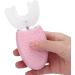 U-Shaped Electric Sonic Toothbrush for Adults | Automatic Cleaning & Cold Light Whitening | Waterproof Oral Care Toothbrush (Pink) - Buy Online on GoSupps.com