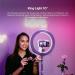 Kodak 10 LED Ring Light with Tripod for Smartphones & DSLR - Adjustable Brightness, Color Balance, 1800 Lumens - Remote Shutter, Carrying Case Included - Buy Online on GoSupps.com