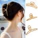 Shop Stylish 5-Piece Metal Hair Clips for Long and Thick Hair | Fashionable Gold Hair Accessories in 5 Unique Styles - Buy Online on GoSupps.com