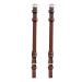 ExionPro Bridle with Buckle Closure (16mm) (Matching Stitching) Replacement Cheek Piece Oak Brown Horse (Full) Size