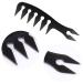 Double-Sided Afro Pik Comb Set - Barber Accessories for African American Hair Styling (2Pcs) - Buy Online on GoSupps.com