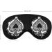 Ace of Spades Cards Sleep Mask - Adjustable Blindfold for Sleeping, Travel, and Nap - Men/Women - Buy Online on GoSupps.com