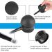 2-in-1 Hair Fibers Kit - Black Hair Thickening Fibers with Spray Applicator Pump - Instantly Thick & Full Hair in 15 Seconds - For Men and Women - Buy Online on GoSupps.com