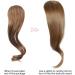 2PCS Light Brown Side Bangs 100% Human Hair Clip-in Fringe Extensions - Buy Online on GoSupps.com