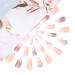 Brishow French Artificial Nails - Pink Glitter Press On Nails for Women & Girls - 24 Piece Set - Buy Online on GoSupps.com