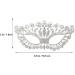 Alipis Rhinestone Masquerade Mask - Silver Cosplay Veil Headwear Crown for Ladies' Evening Costumes | Elegant Party Accessory - Buy Online on GoSupps.com