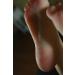 Silicone Female Mannequin Long Foot Display with Red Nail for Jewelry, Shoes, and Socks - Buy Online on GoSupps.com