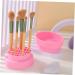 MAGICLULU Makeup Brush Cleaning Cup Makeup Brush Cleaner Silicon Brush Cleaner Pad Brush Washing Tools Brush Scrubber Mat Makeup Brush Washing Tool Silica Gel Beauty Egg Drying Rack Pink - Buy Online on GoSupps.com