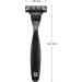 Twilding Men's Razor - Premium Stainless Steel for Perfect Wet Shave with Mach3 Blade - Black - 1 Pack - Buy Online on GoSupps.com