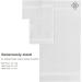 BIOWEAVES 100% Organic Cotton 700 GSM Plush Towel Set - 6-Piece GOTS Certified, White - Buy Online on GoSupps.com