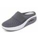 LELISKA Sevensmz Shoes Women's Air Cushion Slip-On Walking Shoes- Orthopedic Diabetic Walking Shoes Air Cushion Platform Mesh Orthopedic Diabetic Walking Shoes Grey EU 43
