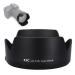 JJC Reversible Lens Hood Shade Protector EW-73D Replacement for Canon EF-S 18-135mm F3.5-5.6 is USM (Fits 18-135mm USM Only) & for Canon RF 24-105mm F4-7.1 is STM Lens Canon EW-73D Replacement