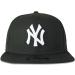 New Era New York Yankees 9Fifty MLB Flat Bill Cap - Black | Adjustable, One Size - Buy Online on GoSupps.com