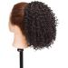 Short Afro Curly Ponytail Hair Extensions Piece for African American Black Women Ponytail Extension Afro Drawstring Curly Ponytail for Women Natural Black - Buy Online on GoSupps.com