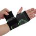 Compression Wrist Brace with Pressure Belt Sport Protection Wristband Knitting Pressurized Wrist and Palm Brace Bandage Support Compression Relieve Wrist Pain and Recovery