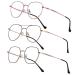 Vimbloom blue light filter glasses computer glasses PC Gaming BlueLight Filter UV Blue Light Blasses Anti Ladies Men Without Statum Rapling Vi387 (rose gold and 2 black gold)