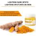 Turmeric Clay Face Mask 100% Natural Kaolin Clay Mask with Brush&Headband Skin Brightening Detoxifying Nourishing Healing Mud Masque for Dark Spots Hyperpigmentation Lightening Acne Scars - Buy Online on GoSupps.com