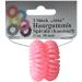2 hair tie pink plastic hair accessories for children hair rubbers cay rubber hair tie spiral hair spiral braid coil on SB card 2351-01