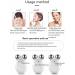 2023 Microcurrent Face Roller Device | Tighten & Lift Skin | USB Mini Facial Wrinkle Remover - White - Buy Online on GoSupps.com