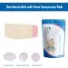 Paskyee Infant Umbilical Hernia Belt in Pink - Adjustable Belly Button Band for Newborns - Abdominal Binder for Baby Hernia Support - Buy Online on GoSupps.com