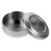 Magiclulu 3st men shave soap shell container heavy soap shell shave cup of stainless steel cup cup holder shaving foam shaving rasuradoras container metal ABS men with lid