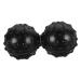 Gatuida 2pcs Double Massage Ball Trigger Point Massage Ball Bunsen Burner Body Massager Double Lacrosse Ball Black Massage Balls Muscle Massage Roller Ball Massage Roller Peanut Foot