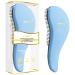 Detangling Brush - glide the Detangler Brush through Tangled hair - Best Brush/Comb for Women Girls Men & Boys - Use in Wet and Dry Hair (SkyBlue)