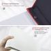Popotop Large Self-Adhesive Photo Album for Mom, Family, Baby, Wedding - 60 Pages Red Scrapbook with Metal Pen and Plastic Board - 11.5 x 10.6 - Buy Online on GoSupps.com