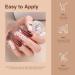 AUBSS 6-Piece Autumn Winter Nude Gel Nail Polish Set - Skin Tones Neutral Soak Off UV LED Kit for Women - Buy Online on GoSupps.com