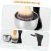 Minkissy 3-Piece Wet Shaving Set - Stainless Steel Razor Stand Shaving Brush Holder & Bowl - Perfect Gift for Men - Buy Online on GoSupps.com