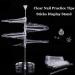 AREMOD 120Pcs Clear Nail Art Color Chart Display Stand for Salon Polish Gel Show - Buy Online on GoSupps.com