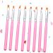 Ipetboom 1 Manicure Tool Uv Gel Nail Brush Nail Art Brush Nail Art Tips Builder Nail Painting Pen Nail Art Supplies Salon 3d Nails Tool Nail Art Accessories Pink Paint Pen Painted - Buy Online on GoSupps.com