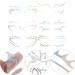 MUSISALY 6pcs Iridescent Eyeliner Face Eye Shadow Stickers Eyebrow Sticker Makeup Sticker Transfer Glue - Buy Online on GoSupps.com