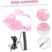 FOMIYES 3 Sets Bird Leash Adjustable Belt Pet Bird Harness and Leash Parrot Flying Tool Animal Crawl 12X6X1.3CMx3pcs Pinkx3pcs - Buy Online on GoSupps.com
