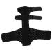 Mobestech Finger Splint Finger Fixing Tool Injured Finger Fixator Finger Fixing Belt Steel Board Finger Brace Finger Fixing Bracer Injured Finger Protector Steel-board Finger Bracer 24.4x16x0.8cm Black
