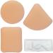 3Pcs Powder Puff Makeup Powder Puff Triangle/Square/Round Soft Powder Sponge Washable and Reusable Sponges with Strap for Loose Powder Cosmetic Foundation Wet Dry Makeup (Powder Puff)