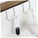 FUNOMOCYA 6pcs Over Cupboard Purse Hanger Door Hanger Hat Hooks Multifunction S Hook Stainless Steel 7.5X6.5CM Silver - Buy Online on GoSupps.com