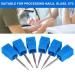 6pcs Tungsten Steel Electric Nail Art Drill Heads | Manicure Grinding Tools - 1.4mm - Buy Online on GoSupps.com