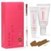 Renata Beauty Lash and Brow Tint Kit   Eyelash & Eyebrow Tint Set   Dye Kit with Color Tint  Cream Developer and Styling Brush   Long-Lasting Effect Up to 4 Weeks   30 Applications  Brown  3.7 Brown