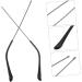 SESESFOUFU Sunglasses Replacement Arm Legs - Universal Hinge Bracket Repair Set | Durable Glasses Replacement Parts - Buy Online on GoSupps.com