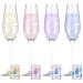 Nomeca Edible Glitter Iridescent Set 4 Colors Edible Luster Dust Food Grade Shimmer Powder for Food & Drinks Cocktails Champagne Beverages Vegan Gluten Nut Free No Taste - 3g/Bottle