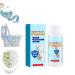 Splash Foam Toilet Cleaner Toilet Active Oxygen Agent Foam Toilet Bowl Cleaner Cleaner Foaming Powder No Scrubbing For Squatting Pans Urinals Washbasins Toilet Bowl (1PC)