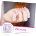 FRCOLOR 36 Sheets Coloring Exercise Book Nail Practice Book Acrylic Nail Practice Mat Nail Art Stamps Stencil Nail Supplies for Nail Techs Nail Art Tools Training Card Paper Manicure White - Buy Online on GoSupps.com