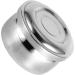 Premium Silver Metal Bowl Razor Cup for Men - 12x12x9 | Perfect for Wet Shaving with Lid | Facial Cleaning Care Tool - Buy Online on GoSupps.com