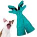 Anti Bite Protective Gloves Bite Resistant and Scratch Resistant Dog Training Gloves and Waterproof Pet Bath Gloves Scratch Resistant Protective Gloves Bite and Scratch Resistant Dog 60 Cm-green