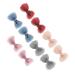 minkissy 5 Pairs Bow Hairpin Christmas Hair Clips Girls Bow Party Hairpins Bow Headdress Clips Headpiece for Women Tiara for Girls Bow Hair Barrette Bow Tie Cloth Child South Korea