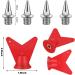 Hotop 32pc Steel Track Shoe Spikes & Wrench Set - 1/2Inch, 1/4Inch, 3/8Inch, White - Sports Running Replacement Spikes - Buy Online on GoSupps.com