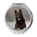 YENDOSTEEN Mirror Compact Mirror Dog Shepherd German Shepherd Pets Pocket Mirror portable mirror