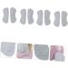 FRCOLOR 4 Pairs Suede Shoe Grips & Heel Pads for Women - Adhesive Inserts for Kitten Heels & Dressy Shoes - Cushion Comfort for Boots - Grey 10.7x3.5cm - Buy Online on GoSupps.com
