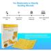 AWD Manuka Honey Gauze Dressing - 100% Impregnated Medical Grade Honey Patches - Wound Care First Aid - Gauze Pads 10 Count (4x4) - Buy Online on GoSupps.com
